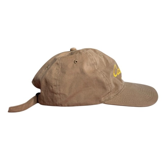 Cabela's Club Brown Cap One Size Adjustable Strapback Hat 100% Cotton Casual - Picture 5 of 9